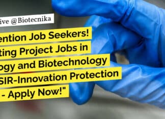 "Attention Job Seekers! Exciting Project Jobs in Biology and Biotechnology at CSIR-Innovation Protection Unit - Apply Now!"