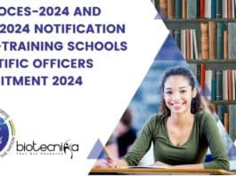 BARC OCES-2024 and DGFS-2024 Notification - DAE-Training Schools Scientific Officers Recruitment 2024