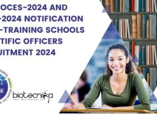 BARC OCES-2024 and DGFS-2024 Notification - DAE-Training Schools Scientific Officers Recruitment 2024