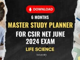 Download the CSIR NET Study Planner PDF