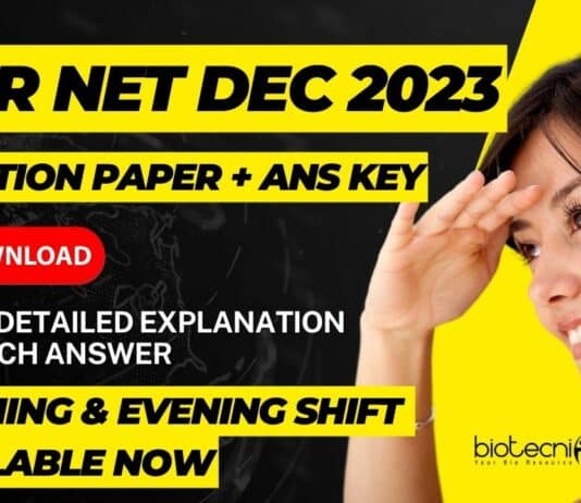 CSIR Dec 2023 Question