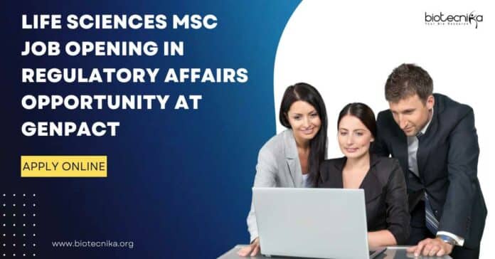 Genpact Regulatory Affairs Job