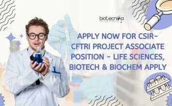 CSIR-CFTRI Biotech Project Associate Job