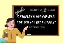 Chinmaya Vidyalaya TGT Science