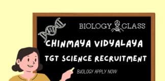 Chinmaya Vidyalaya TGT Science