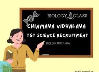 Chinmaya Vidyalaya TGT Science
