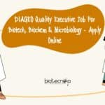 DIAGEO Quality Executive Job