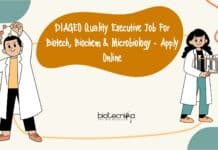 DIAGEO Quality Executive Job