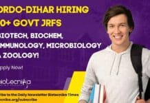 DRDO-DIHAR Govt JRF Jobs