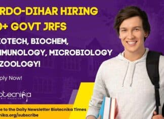 DRDO-DIHAR Govt JRF Jobs