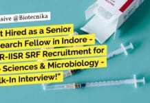 "Get Hired as a Senior Research Fellow in Indore - ICAR-IISR SRF Recruitment for Life Sciences & Microbiology - Walk-In Interview!"