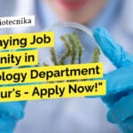 "High-paying Job Opportunity in Microbiology Department at Centaur's - Apply Now!"