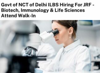 Delhi ILBS JRF Job