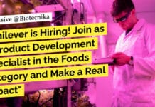 "Unilever is Hiring! Join as a Product Development Specialist in the Foods Category and Make a Real Impact"