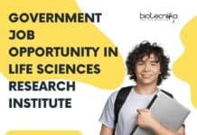 Govt ILS Bioinformatics JRF