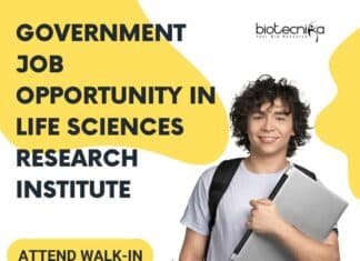 Govt ILS Bioinformatics JRF