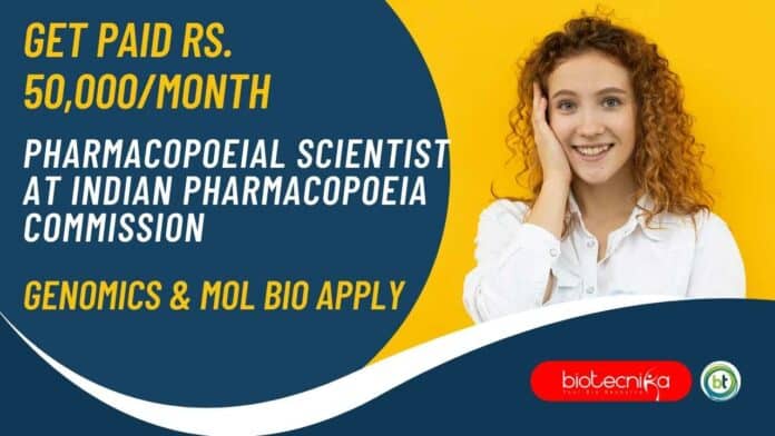 Govt IPC Genomics Scientist Job