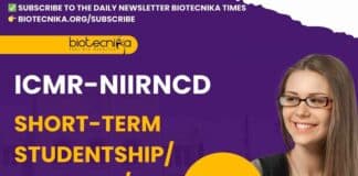 ICMR-NIIRNCD Short-Term Studentship