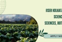 IISER Kolkata Plant Sciences