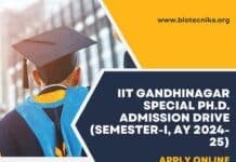 IIT Gandhinagar Special Ph.D. Admission