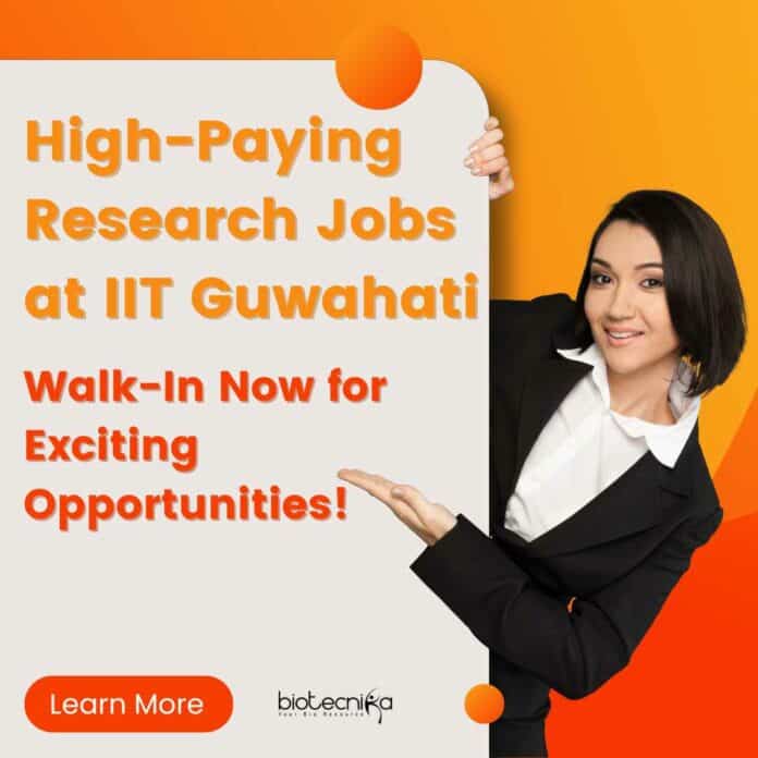 IIT Guwahati R&D Project Jobs