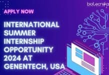 International Summer Internship Opportunity