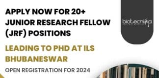 JRF Leading to PhD Positions