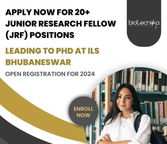 JRF Leading to PhD Positions