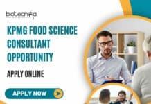KPMG Food Science Consultant