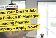 "Land Your Dream Job as a Biotech IP Manager at Leading Pharma Company - Apply Now!"