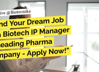 "Land Your Dream Job as a Biotech IP Manager at Leading Pharma Company - Apply Now!"