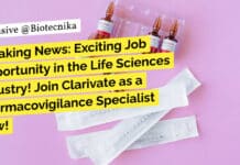 Breaking News: Exciting Job Opportunity in the Life Sciences Industry! Join Clarivate as a Pharmacovigilance Specialist Now!