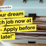 "Get your dream research job now at NIPGR - Apply before it's too late!"
