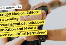 "Attention Medical Editors! Join a Leading Biopharmaceutical Solutions Organization and Make a Difference in QC of Narratives"
