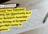 Exciting Job Opportunity as a Senior Research Associate – Assay Biology at Syngene Amgen R&D Center in Bangalore "Unleash Your Potential! Exciting Job Opportunity as a Senior Research Associate – Assay Biology at Syngene Amgen R&D Center in Bangalore"