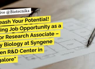 "Unleash Your Potential! Exciting Job Opportunity as a Senior Research Associate – Assay Biology at Syngene Amgen R&D Center in Bangalore"