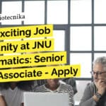 "Wow! Exciting Job Opportunity at JNU Bioinformatics: Senior Project Associate - Apply Now!"
