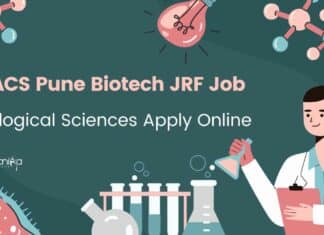 MACS Pune Biotech JRF Job
