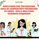 Apply Now for the Exciting Role of Laboratory Technician at Mars – BSc & MSc Food Sciences Required! Mars Lab Tech Jobs