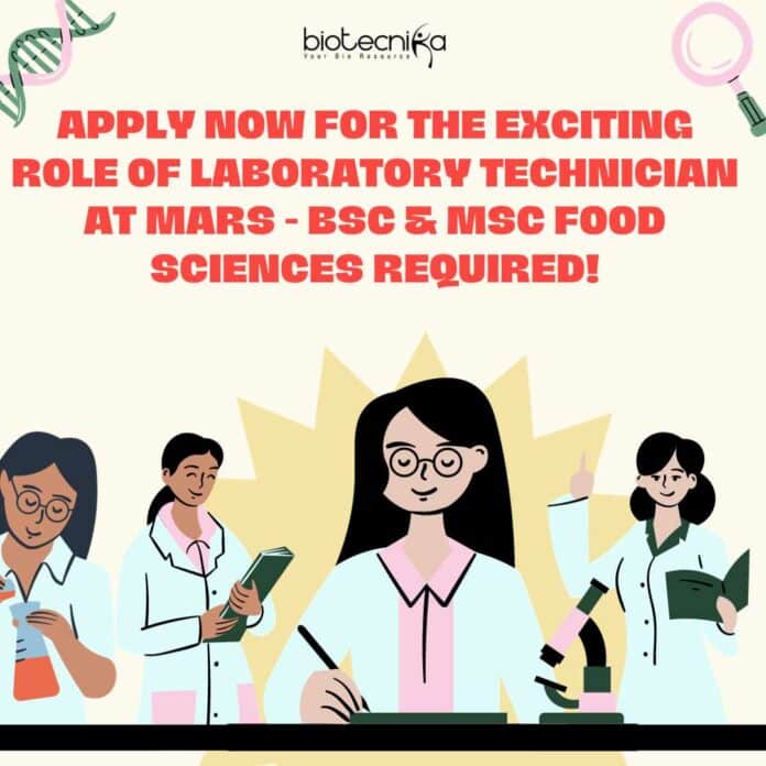 Mars Lab Tech Jobs