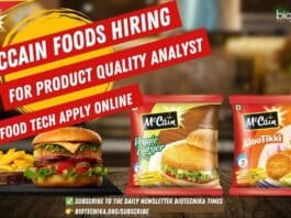 McCain Foods QA Job