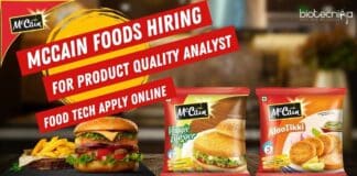 McCain Foods QA Job