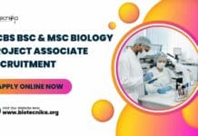 NCBS Biology Project Recruitment