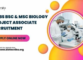 NCBS Biology Project Recruitment