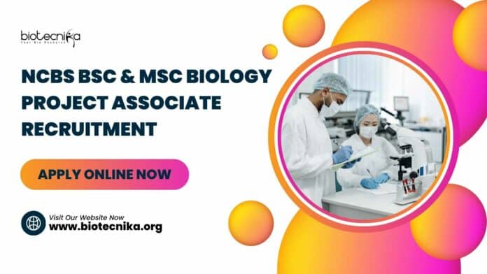 NCBS Biology Project Recruitment