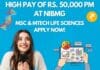 High Pay of Rs. 50,000 pm at NIBMG – MSc & MTech Life Sciences Apply Now! NIBMG Life Science Jobs