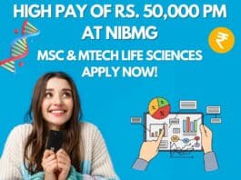 NIBMG Life Science Jobs