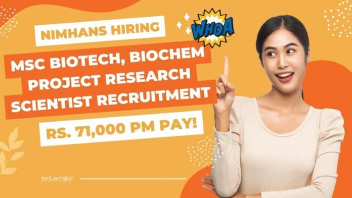 NIMHANS Hiring