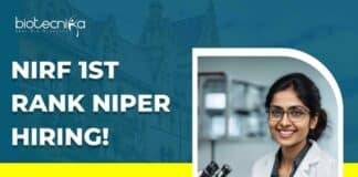 NIPER ICMR Project JRF