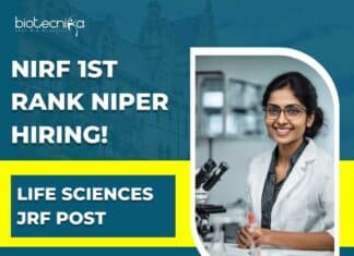 NIPER ICMR Project JRF